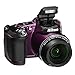 Nikon COOLPIX L840 16.0-Megapixel Digital Camera with 76x dynamic fine zoom, 38X optical zoom VR lens (4.0-152mm) and built-in WiFi - Plum (Renewed)
