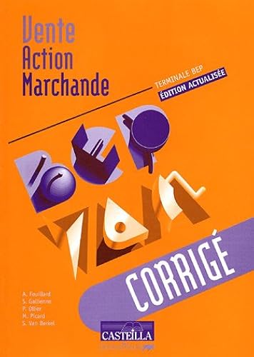 Download Vente Action Marchande Tle BEP : Corrigé PDF
