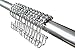 Hulless Shower Curtain Rings Metal Roller Double Glide Shower Curtain Hooks Set of 12.