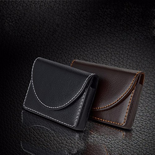 image for Mokao Credit Card Holder Leather Blocking for Business Cards, Credit C