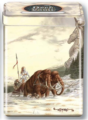 Ultra-Pro Gallery Series Deck Vault - Elmore - Mammoth Rider - Gaming Deck Box - Holds 82 Cards in Deck Protectors
