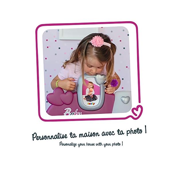 SMOBY Baby Krankenschwester Large Baby House - 3 Spielbereiche - 23 Zubeh�r – Bild 6