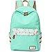 Kid's Girls Floral Animal Cartoon Funny School Backpack Cute Unicorn Shoulder Bag (Dark blue)