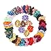 42 Pcs Silk Satin Scrunchies for Hair, Elastics Bobbles Hair Bands Scrunchy Hair Tie Ropes Scrunchie for Women Girls Hair Accessories
