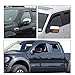 VITO 4pcs Side Window Deflectors Original Window Visors For 2009 2010 2011 2012 2013 2014 Ford F-150 F150 Super Crew Cab ONLY Vent Visor Sun/Rain Guard