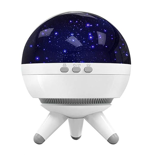 YJDQXKD Iluminación Proyector Estrellas,7 Colores Ligero Girar Usb ...