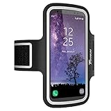 Trianium Armband, Water Resistant Large Cell Phone Armband for iPhone Xs/XS Max/XR/X/8 Plus, Galaxy S10/S10e/S10+/S9/S9/Note 9, Google Pixel 2 XL and More for Workout Band Skin & Key Holder(2nd Gen)