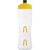 Fabric Cageless Water Bottle, 750ml, Clear/Yellow