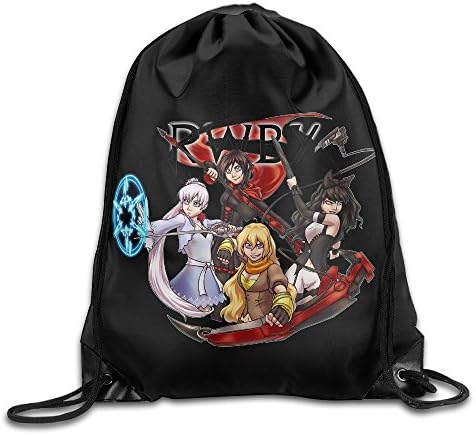 GOOOET Kid's RWBY Volume 4 Drawstring Backpack School Backpack White