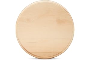 Unfinished Wooden Circles 8 inch, Pack of 2 Round Wood Plaques Unfinished Wood Circles for Crafts, Charcuterie Board, by Woodpeckers