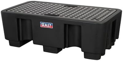 Sealey DRP17 2 Drum Polyethylene Barrel Spill Bund Pallet 1300 x 750mm