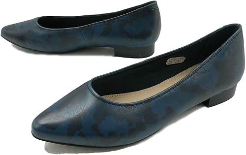 Amazon リーガル F77l パンプス 革靴 ポインテッドカッターシューズ フラット レディース パンプス