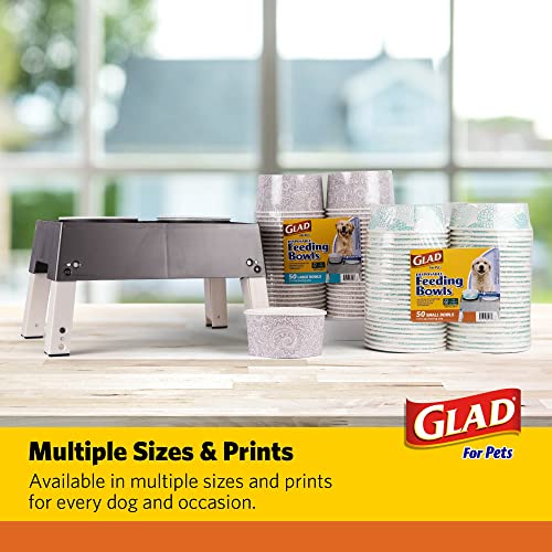 Glad for Pets Disposable Feeding Bowls Small Disposable Dog Bowls in