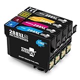 MIROO 1 Set Replacement for Epson 288XL Ink Cartridge High Capacity (1x Black 1x Cyan 1x Magenta1x Yellow), Compatible with Epson Expression Home XP-330 XP-430 XP-440 XP-340 XP-434 Printer