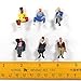 P4803 24 pcs All Seated Figures O scale 1:48 Painted People Model Railway NEW