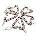 6pcs/set 2016 Xmas Hanging Candy Cane Christmas Party Decoration Mini Crutch For Christmas Tree Ornament (Red)