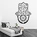 BIBITIME Wall Decal Vinyl Sticker Decals Hamsa Hand Eye Indian Yoga Buddha Menhdi Ganesh Fatima Namaste