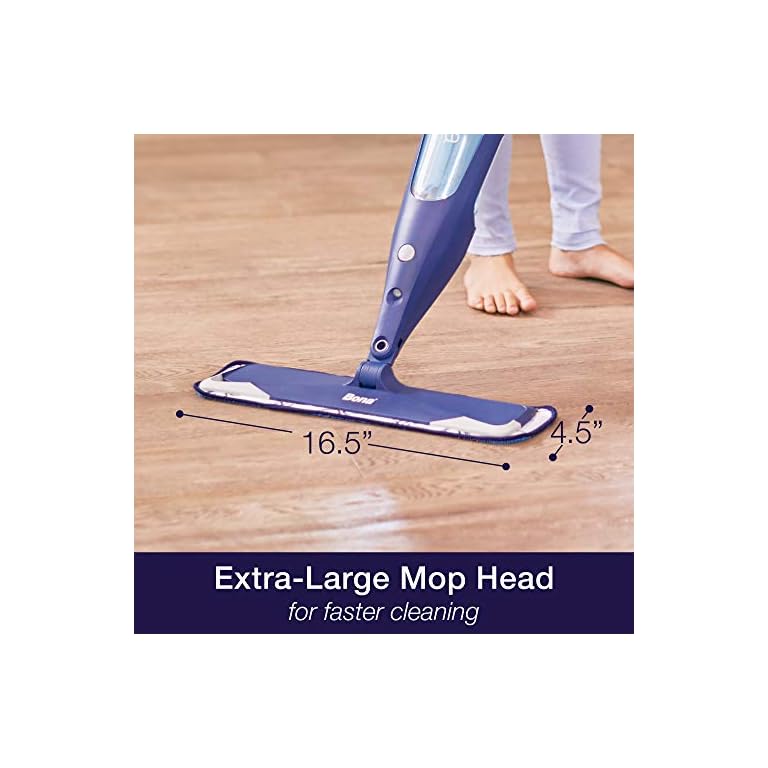 Bona Hardwood Floor Premium Spray Mop, Blue Kartizy