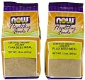 Now Foods Golden Flax Meal Organic 12 oz