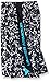 Under Armour Boys' Eliminator Printed Shorts, White (101)/Meridian Blue, Youth Medium