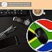 Round Mouse Mat - South Africa Pretoria Flag Office Gift - RM9121