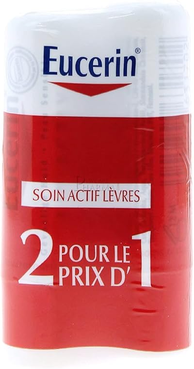 Eucerin Active Care Lips 1 + 1 Free Hydrating Lip Balm 2x Pack