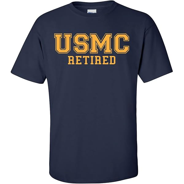 Proud Navy Mom T-Shirt – Short Sleeve Military Style Tee In Navy Blue, Gold Design - View #8