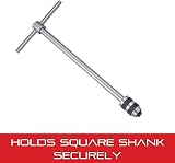 Starrett 93F T-Handle Tap Wrench 1/4-1/2" Tap, 3/16-5/16" Shank, 13" Length view 4