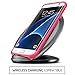 Galaxy S7 Edge Case, [Scratch Resistant] i-Blason **Clear** [Halo Series] Samsung Galaxy S7 Edge Hybrid Bumper Case Cover 2016 Release (Clear/Pink)