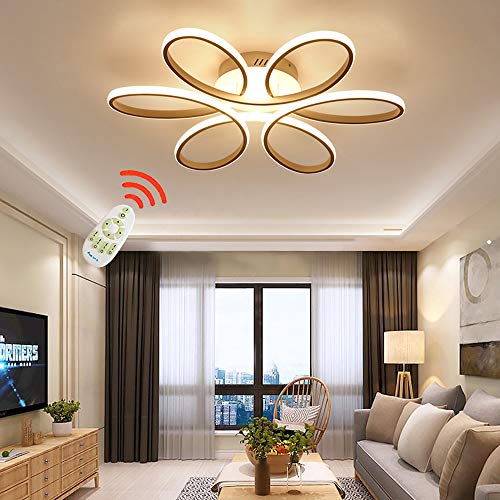 Modern LED Ceiling Light Dimmable Ceiling Lighting with Remote Round