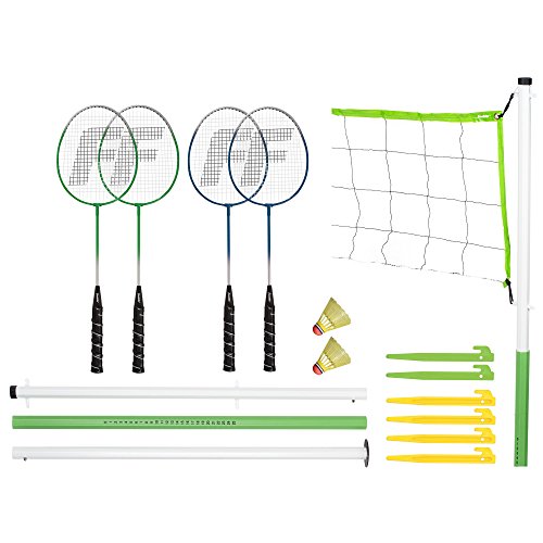 Franklin Sports Intermediate Volleyball & Badminton Combo Set