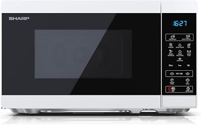 Sharp YC-MS02U-W 20L 800W Microwave with 11 Power Levels ECO Mode