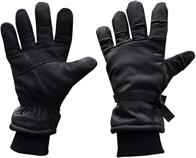 US Army Military USMC Black Leather Intermediate Cold Wet ICW Gloves