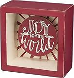 Christmas Box Sign - Joy to the World - Primitives by Kathy