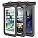 Trianium (2Pack) Waterproof Case, Cellphone Dry Bag Pouch w/ IPX8 for iPhone X 8 7 6s 6 Plus, SE 5s 5c 5, Galaxy s9 s8 s7 s6 edge, Note 5 4,LG G6 G5,HTC 10,Nokia, Pixel up to 6.0” diagonal
