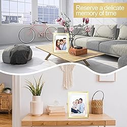 Bucherry 4 Pieces Picture Frame Metal Floating