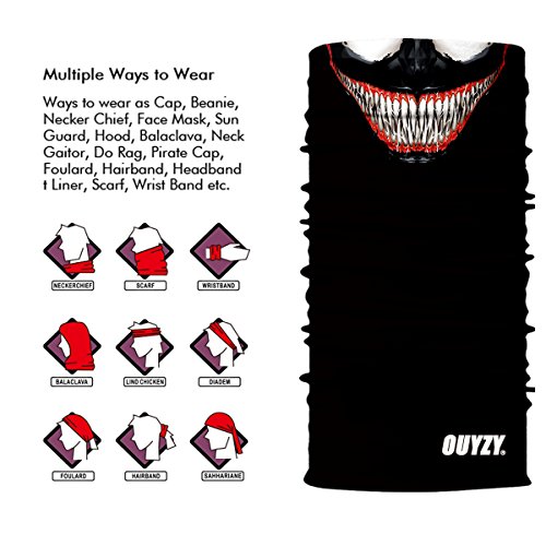 image for OUYZY Neck Gaiter, Headwear, Face Sun Mask, Magic Scarf, Bandana, Bala