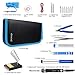 SIKIWIND Soldering Iron Kit Adjustable Temperature Welding Tool with ON-OFF Switch, [Upgraded] 60W with Carry Bag,2pcs Soldering Iron Tips,8-in-1 Screwdrivers,Wire Cutter,Tweezers,Soldering Iron Stand