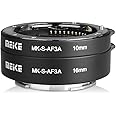 MEIKE MK-S-AF3A Metal Auto Focus Macro Extension Tube Adapter Ring (10mm+16mm) for Sony Mirrorless E-Mount FE-Mount A7 NEX Ca
