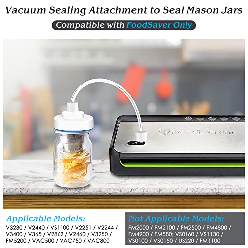 FUMAX Electric Mason Jar Vacuum Sealer for Food Saver Vacuum Sealer