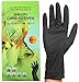PERFEHAIR Black Reusable Latex Gloves, Salon Hair Color Dye Gloves-Medium Size (Pack of 10)