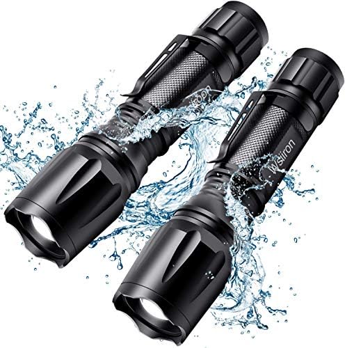 懐中電灯 Led 強力 軍用 小型 高輝度ハンディライト ズーム式5モード Ledライト 2個入 当店限定販売 防災対策 スタンダード 停電 単4電池対応可 電池 クリップ付き Pse認証済