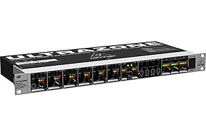 Behringer Ultrazone ZMX8210 Professional 8-Channel 3-Bus Mic/Line Zone Mixer with Remote Control and Link Ports