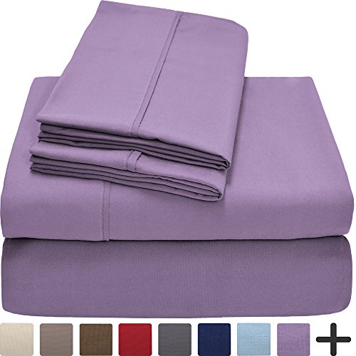 Ivy Union Premium Ultra-Soft Microfiber Sheet Set Twin Extra Long, Twin XL (Lavender)