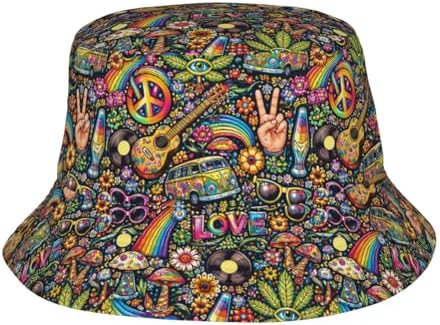 Glow in Dark Splatter Neon Bucket Hat for Women Men Sun Cap  display picture 1