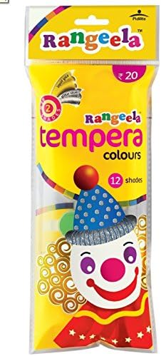 Rangeela Tempera Color, 48ml (12 Shades)