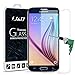 J&D Compatible for 1-Pack Galaxy S6 Glass Screen Protector, [Tempered Glass] [Not Full Coverage] HD Clear Ballistic Glass Screen Protector for Samsung Galaxy S6 Screen Protector