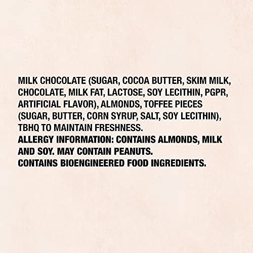 DOVE PROMISES Milk Chocolate Toffee Almond Crunch Christmas Candy (7