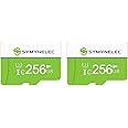 256GB SYMYNELEC TF Card 2PCS, High Speed Full HD Memory Card Class 10 TF Card Storage Card for Computer/Camera/Phone/Dash Cam/Tablet/PC