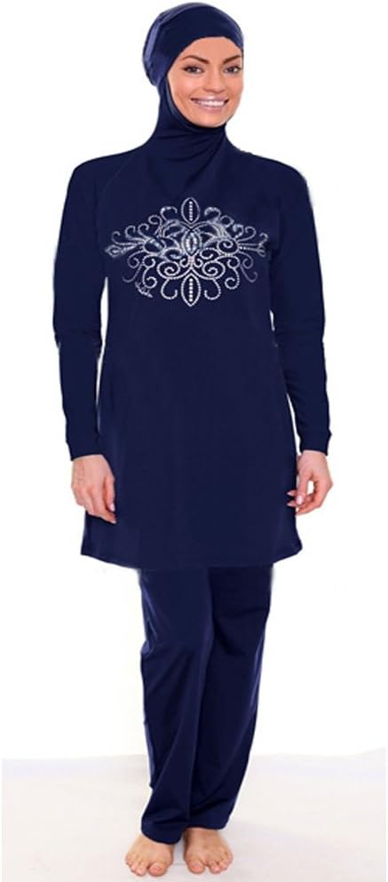 Professional Swimwear Muslim Modest Lady's Full Cover Beachwear Women Swimsuit